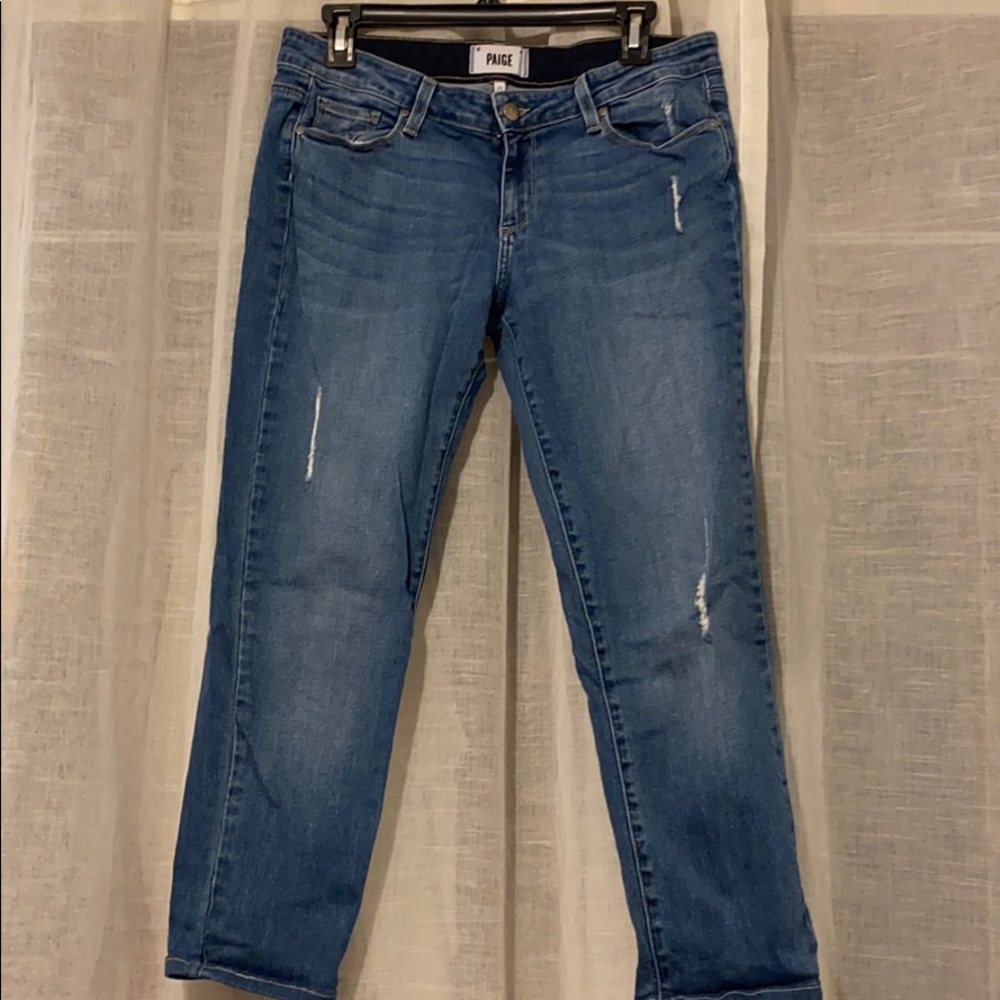 Paige denim — straight legged crop